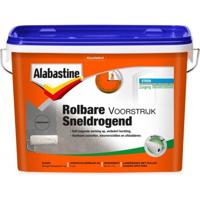 Rolbare voorstrijk sneldrogend wit 5l - Alabastine