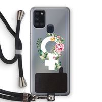 Venus: Samsung Galaxy A21s Transparant Hoesje met koord