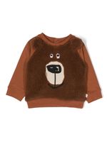 Stella McCartney Kids sweat à imprimé Polo Bear - Marron