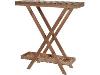 Planten tafel hout 2 levels Planten tafel hout 2 levels