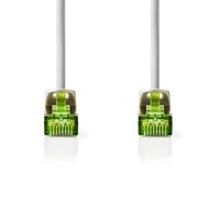 Nedis CAT7 Netwerkkabel | S/FTP | RJ45 Male | RJ45 Male | 10.0 m | Snagless | Rond | LSZH | Grijs | Label - CCGL85420GY100