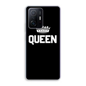 Queen zwart: Xiaomi 11T Transparant Hoesje