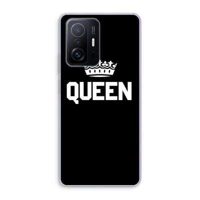 Queen zwart: Xiaomi 11T Transparant Hoesje
