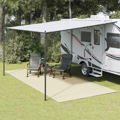 VidaXL Tenttapijt 5x2,5 m crèmekleurig