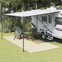 VidaXL Tenttapijt 5x2,5 m crèmekleurig