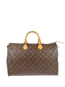 Louis Vuitton Pre-Owned 1992 pre-owned Speedy 40 reistas met monogram - Bruin