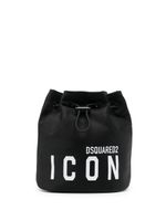 DSQUARED2 sac seau à imprimé Icon - Noir - thumbnail