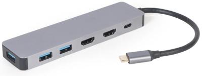 Cablexpert USB-C 3-in-1 multi adapter USB-C dock 3-voudig - 9530504