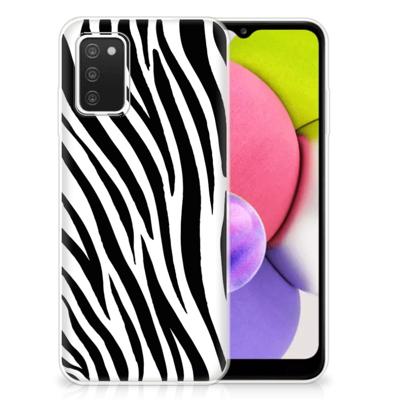 Samsung Galaxy A03S | TPU Hoesje | Zebra