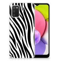 Samsung Galaxy A03S | TPU Hoesje | Zebra