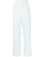 Paris Georgia pantalon ample en crêpe - Bleu