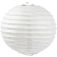 Creativ Company Rijstpapier lamp, rond, d 20 cm, wit, 1 stuk
