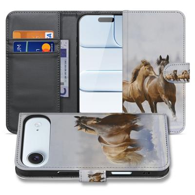 Paarden Motief Hoesje Voor iPhone Air | Bookcase