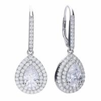 Dames oorbellen Diamonfire 6220611082 3 cm