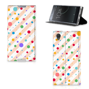 Sony Xperia L1 Hoesje met Magneet Dots