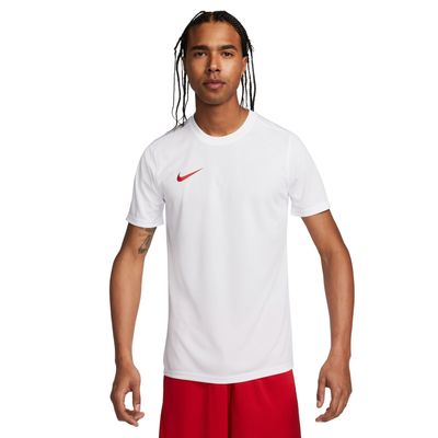 Nike Dri-FIT Park VII Voetbalshirt Wit Rood