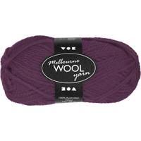 Creativ Company Melbourne wolgaren, l: 92 m, paars, 50 gr/ 1 bol Creativ Company Melbourne wolgaren, l: 92 m, paars, 50 gr/ 1 bol