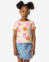 HEMA Kinder T-shirt Rib Honden Ecru (ecru)