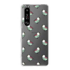 Vogeltjes: Sony Xperia 1 III Transparant Hoesje