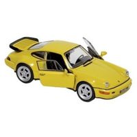 Modelauto Porsche 964 Carrera geel 1:34   -