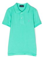 POLO RALPH LAUREN KIDS polo à logo brodé - Vert - thumbnail