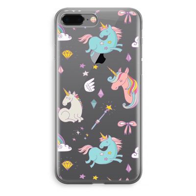 Fantasiewereld: iPhone 8 Plus Transparant Hoesje
