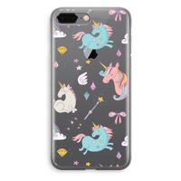 Fantasiewereld: iPhone 8 Plus Transparant Hoesje