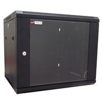 WP Rack WPN-RWB-15606-B Wandbehuizing Glasdeur 15U Zwart - 600x770x600mm (BxHxD)
