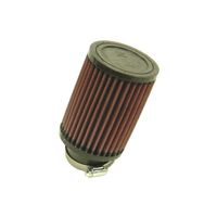 K&N universeel cilindrisch filter 57mm 20 graden aansluiting, 89mm uitwendig, 127mm Hoogte (RU-1710) RU1710 - thumbnail