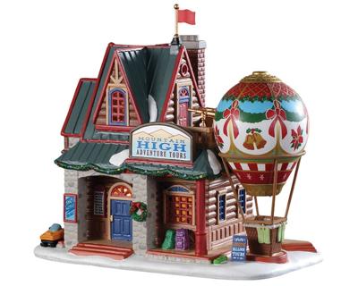 Kersthuisje Mountain high adventure tours LED LEMAX - Lemax