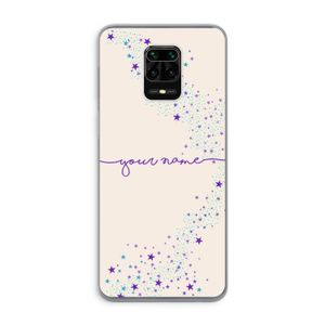 Sterren: Xiaomi Redmi Note 9 Pro Transparant Hoesje