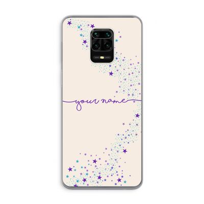 Sterren: Xiaomi Redmi Note 9 Pro Transparant Hoesje