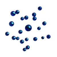 Frontriem Strass steentjes blauw