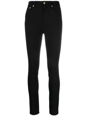 Roberto Cavalli pantalon skinny à taille haute - Noir