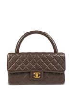 CHANEL Pre-Owned sac à main Classic Flap médium (1995) - Marron