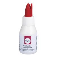 Knutsellijm voor Textiel - fles van 50 ml - op waterbasis - Hobby lijm - transparant Knutsellijm voor Textiel - fles van 50 ml - op waterbasis - Hobby lijm - transparant