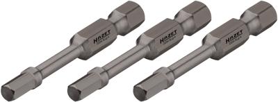 HAZET Krachttorsiebits 2204SLG-4/3 · 1/4 inch (6,3 mm) zeskant massief · Binnen-zeskant-profiel · 3-delig · SW 4 mm