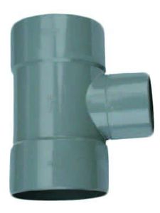 Wavin PVC Verloop T-Stuk 88° 110x40 mm - Duurzaam met Efficiënte Stroming & Eenvoudige Montage