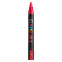 Uni Posca verfmarker pc5m neon rood - conische punt 2,5 mm