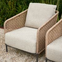 Rivièra Maison Loungestoel Sanur, inclusief kussens - Beige