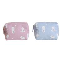 Reistasje DKD Home Decor Blauw Wit Groen Roze polialgodon osos 15 x 6 x 12 cm (2 Stuks) Reistasje DKD Home Decor Blauw Wit Groen Roze polialgodon osos 15 x 6 x 12 cm (2 Stuks)