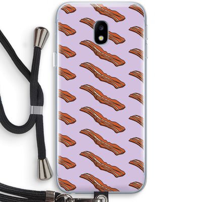 Bacon to my eggs #2: Samsung Galaxy J3 (2017) Transparant Hoesje met koord