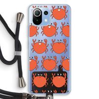 Krab: Xiaomi Mi 11 Lite Transparant Hoesje met koord