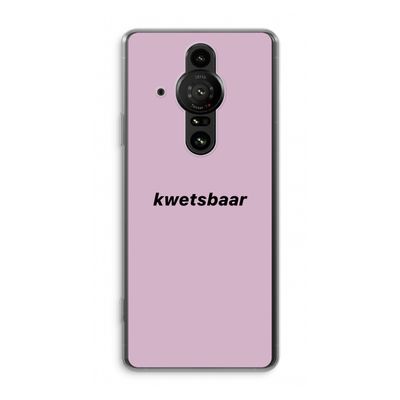 kwetsbaar: Sony Xperia Pro-I Transparant Hoesje
