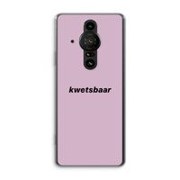 kwetsbaar: Sony Xperia Pro-I Transparant Hoesje