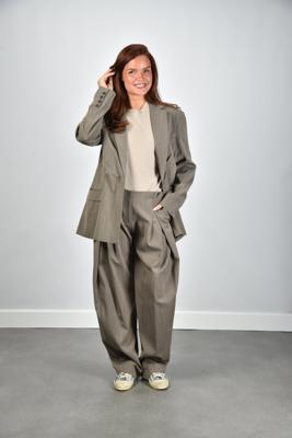 IRO broek Sauge 26SWM23SAUGE brown terra IRO broek Sauge 26SWM23SAUGE brown terra