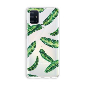 Lange bladeren: Galaxy A51 4G Transparant Hoesje