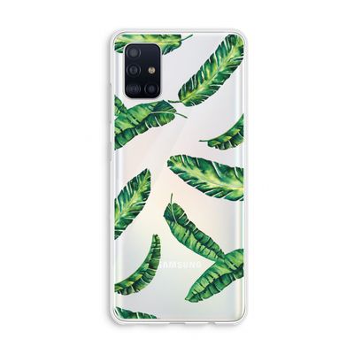 Lange bladeren: Galaxy A51 4G Transparant Hoesje