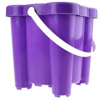 Yello emmer zandkasteel 15 x 15 x 16 cm paars - thumbnail