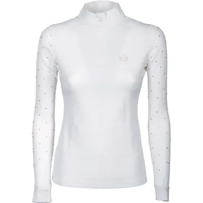 Harry's Horse Crystal Lace wedstrijdshirt wit maat:xs